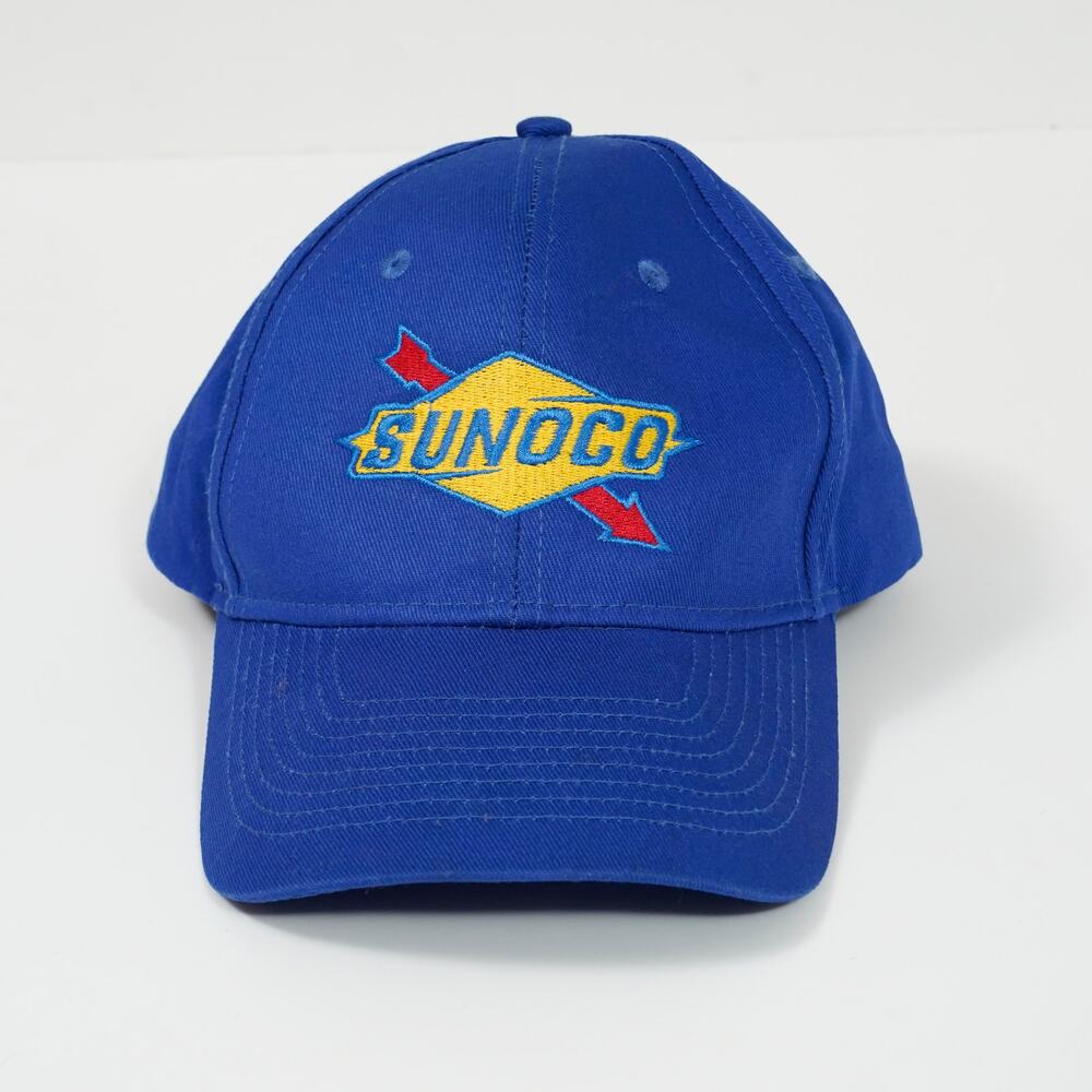 Sunoco Blue Snapback Cap | Metro Diesel Garage Embroidery | Adjustable Hat